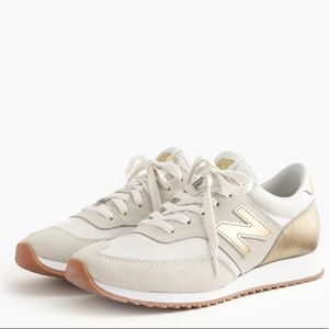 J Crew Women’s Gold New Balance size 8.5